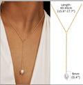 Round Zircon Steel Necklace