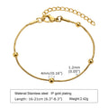Golden Stackable Steel Bracelet