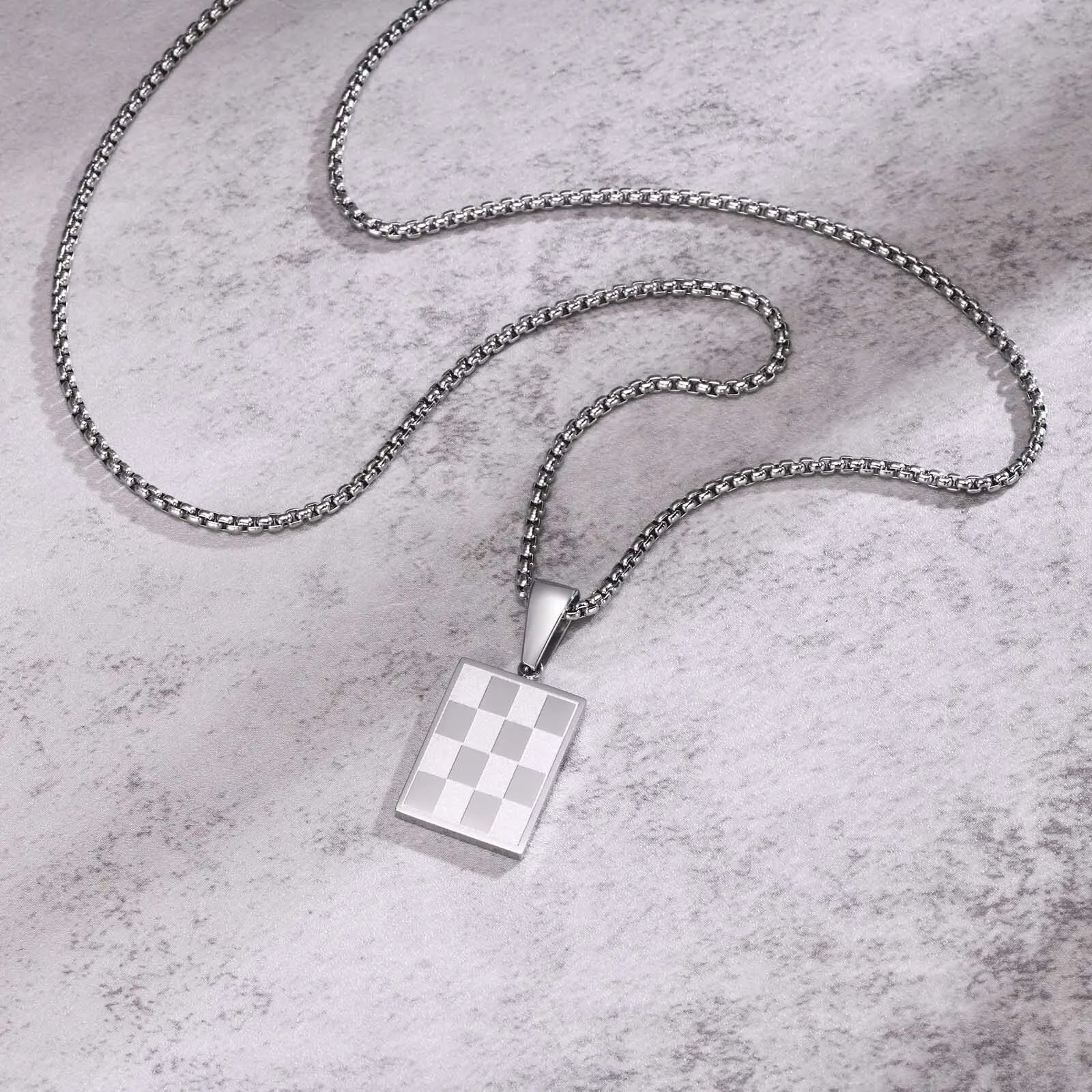 Dog Tag Steel Necklace