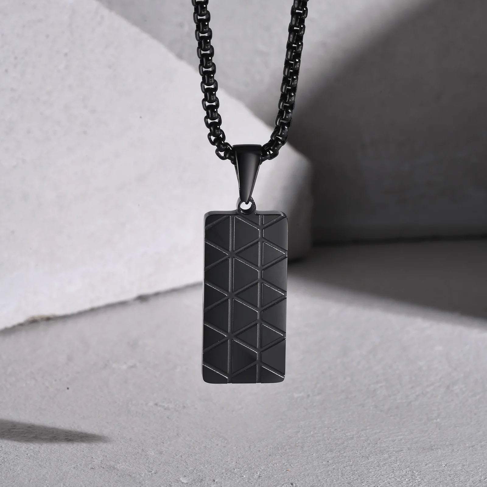Dog Tag Steel Necklace