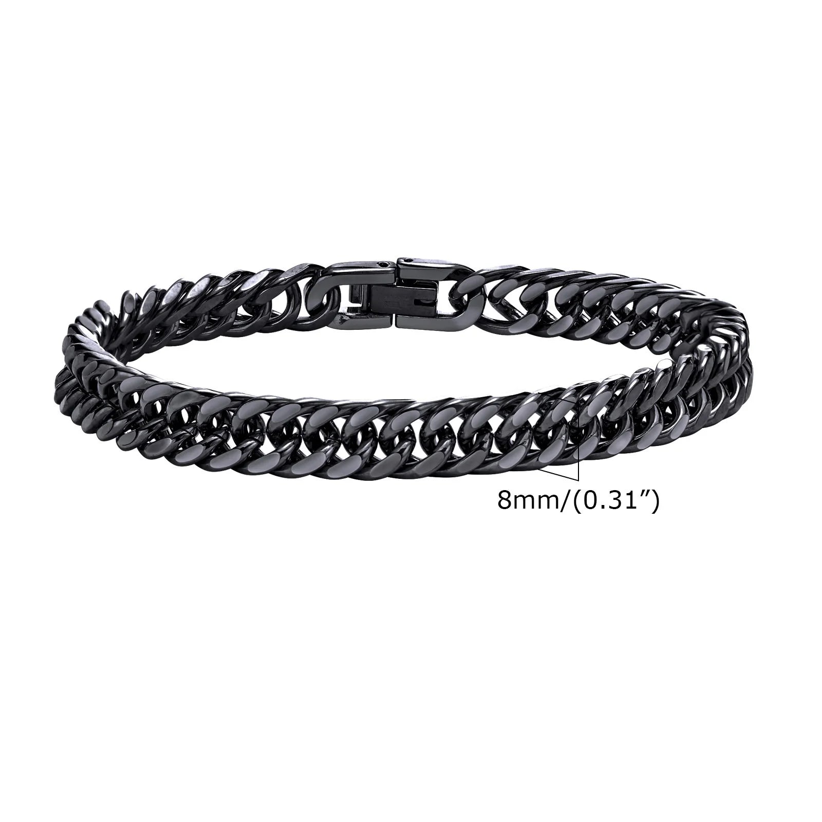 Vintage Steel Chain Bracelet