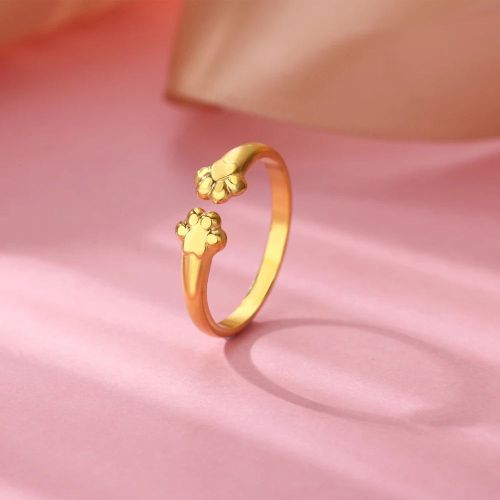 Golden Evil Eye Zircon Ring