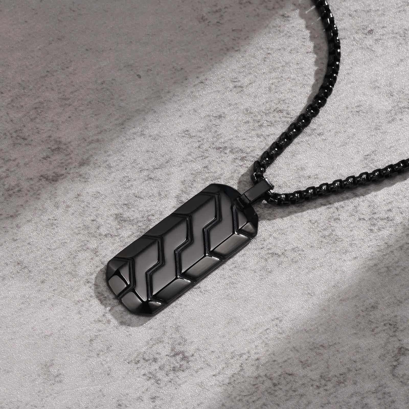 Dog Tag Steel Necklace