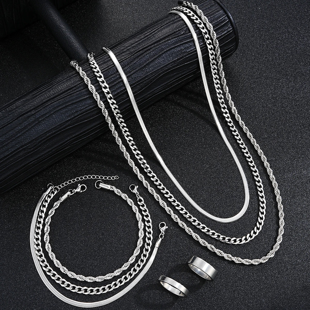 Rock Style Steel Set
