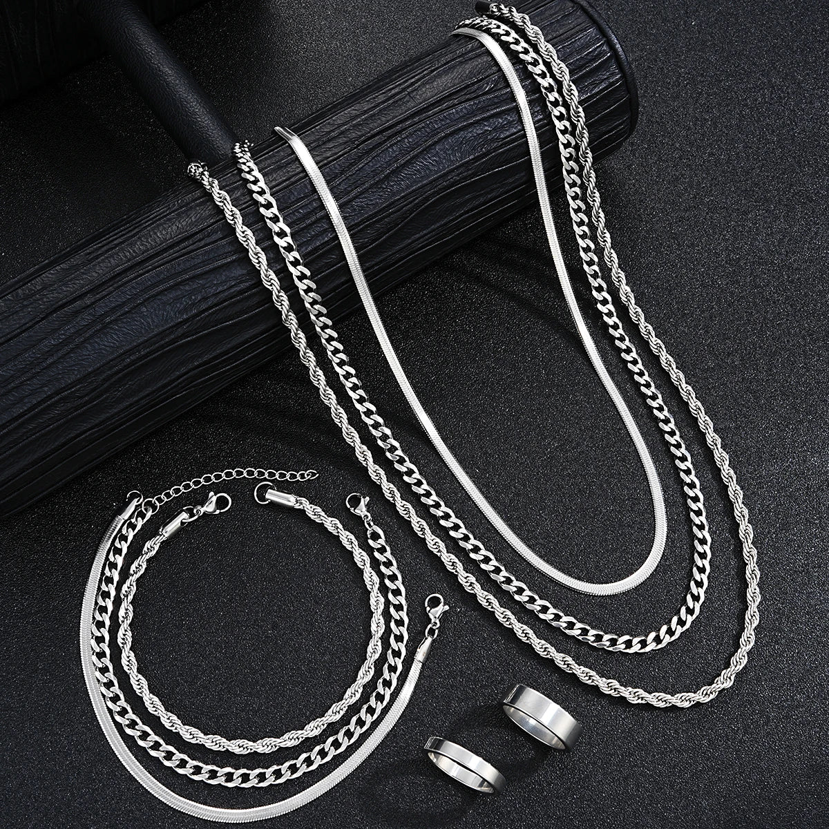 Rock Style Steel Set