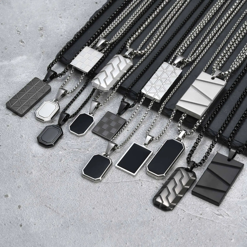 Dog Tag Steel Necklace