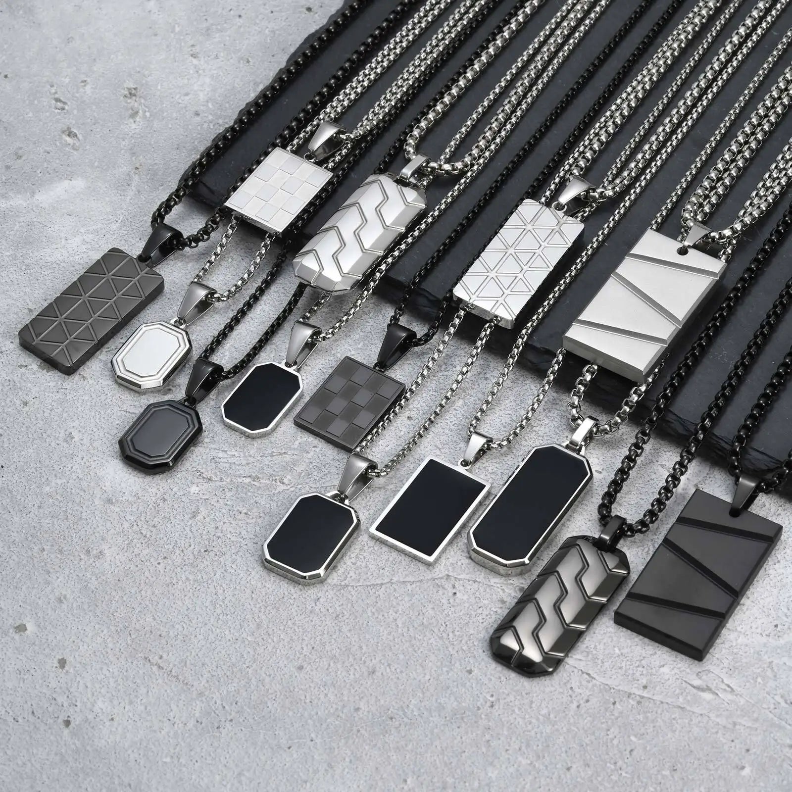 Dog Tag Steel Necklace