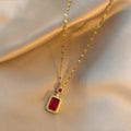 Steel Pendant Necklace
