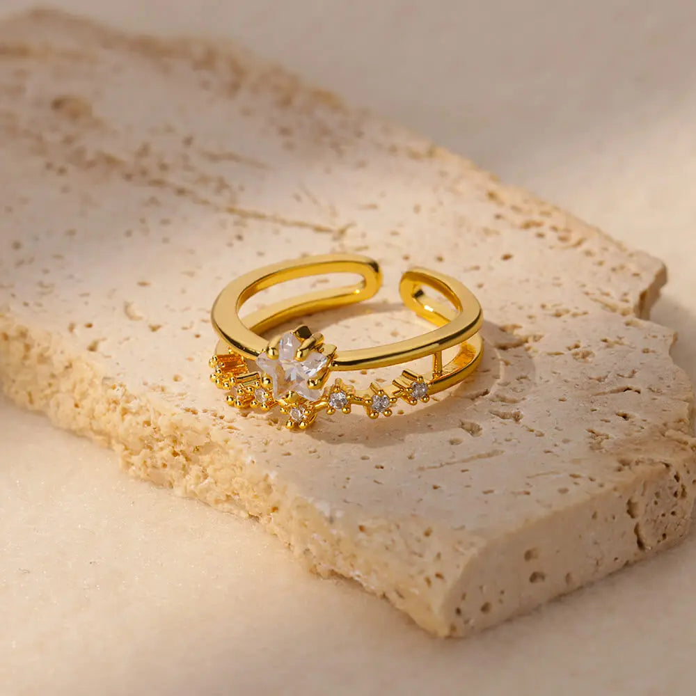 Luxury Heart Ring