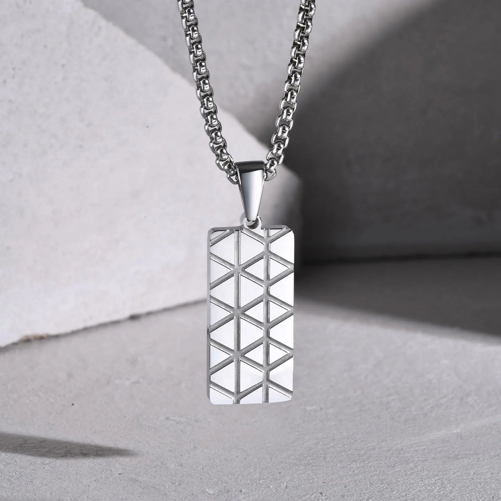 Dog Tag Steel Necklace
