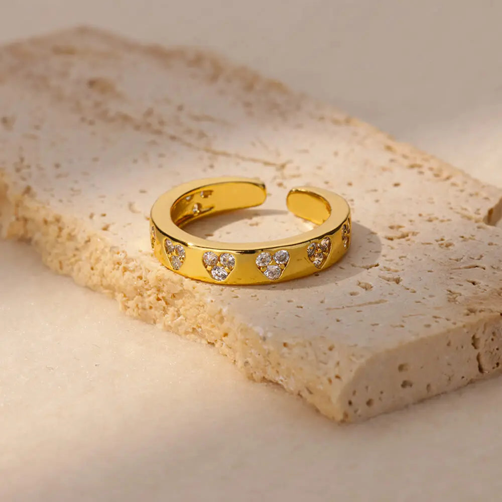 Luxury Heart Ring