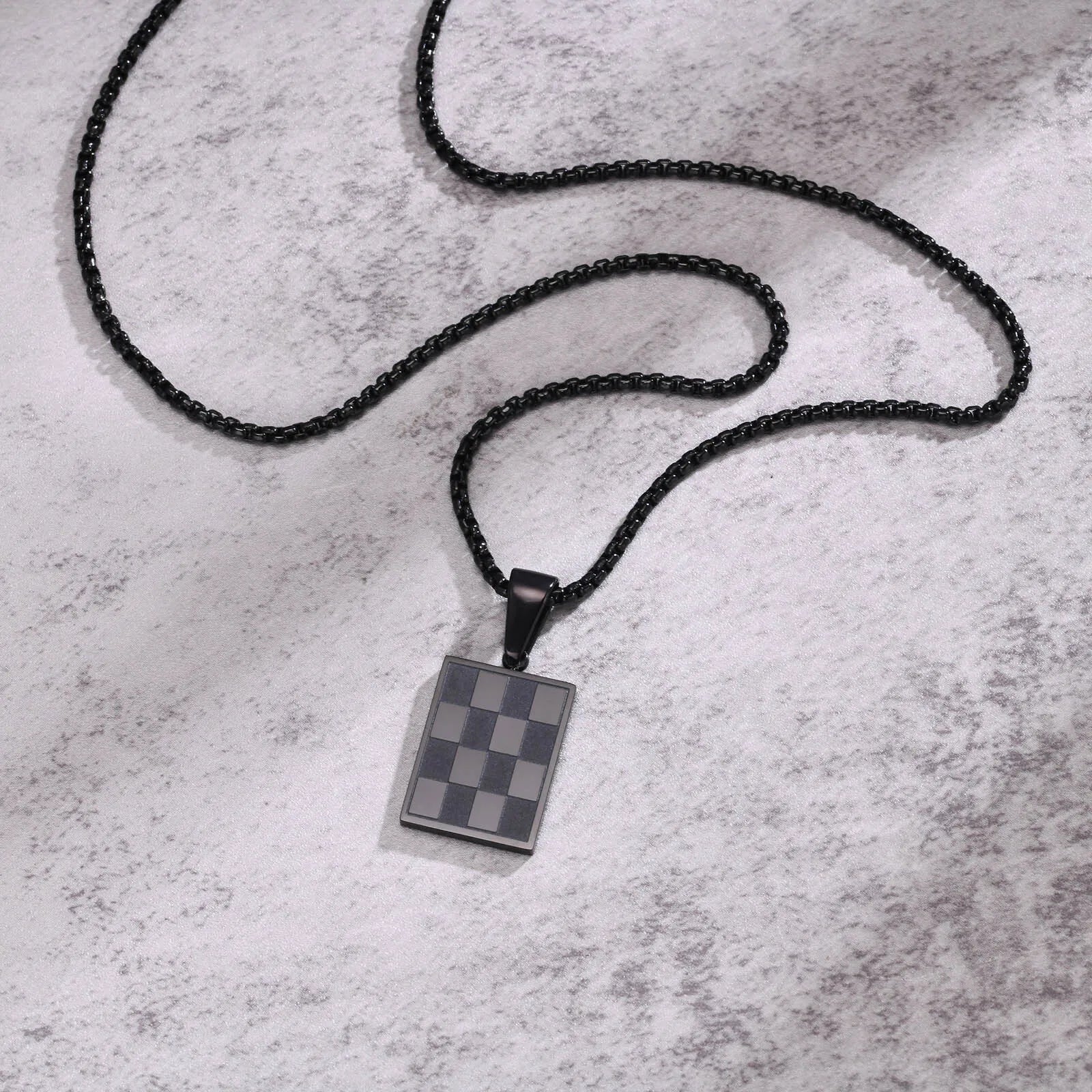 Dog Tag Steel Necklace