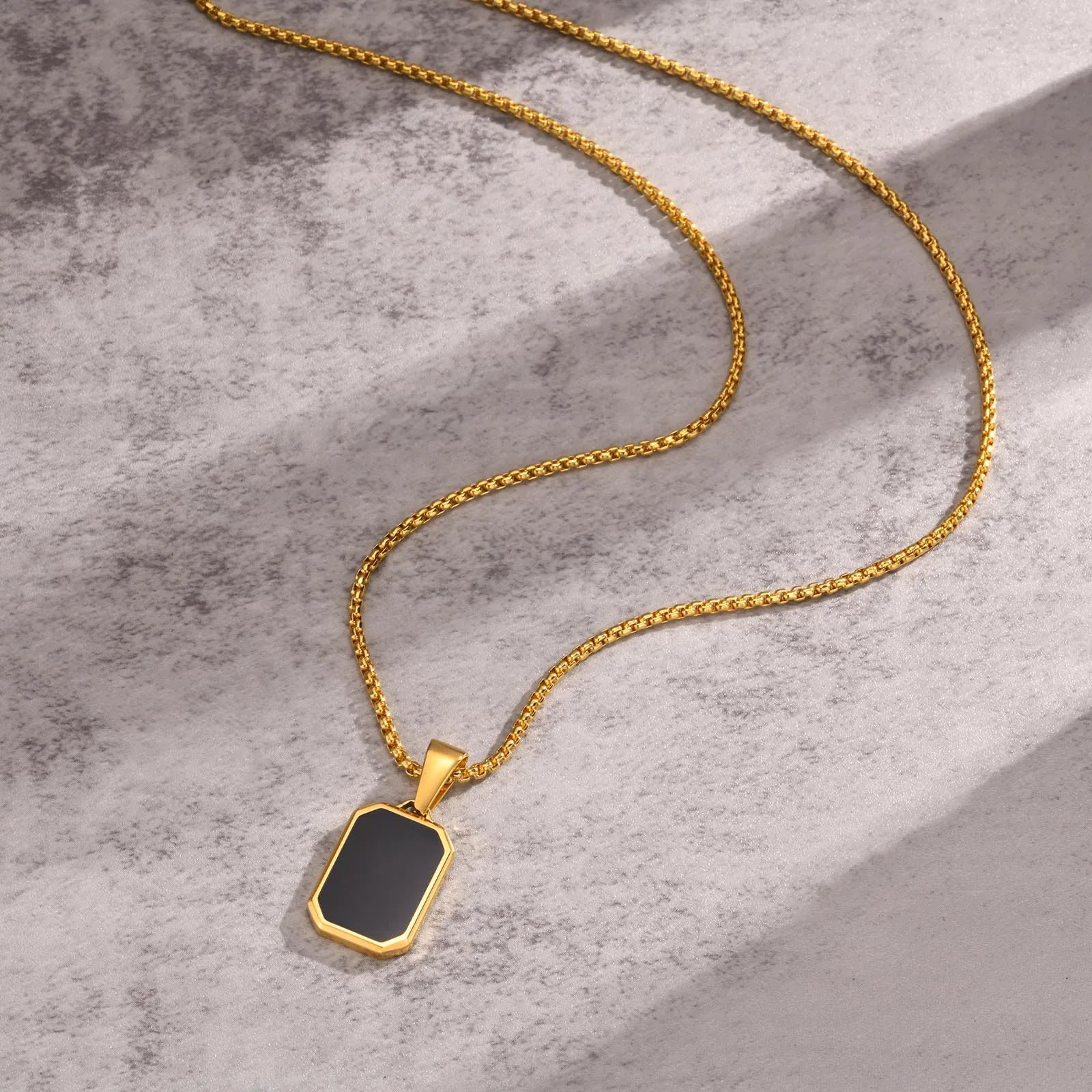 Dog Tag Steel Necklace