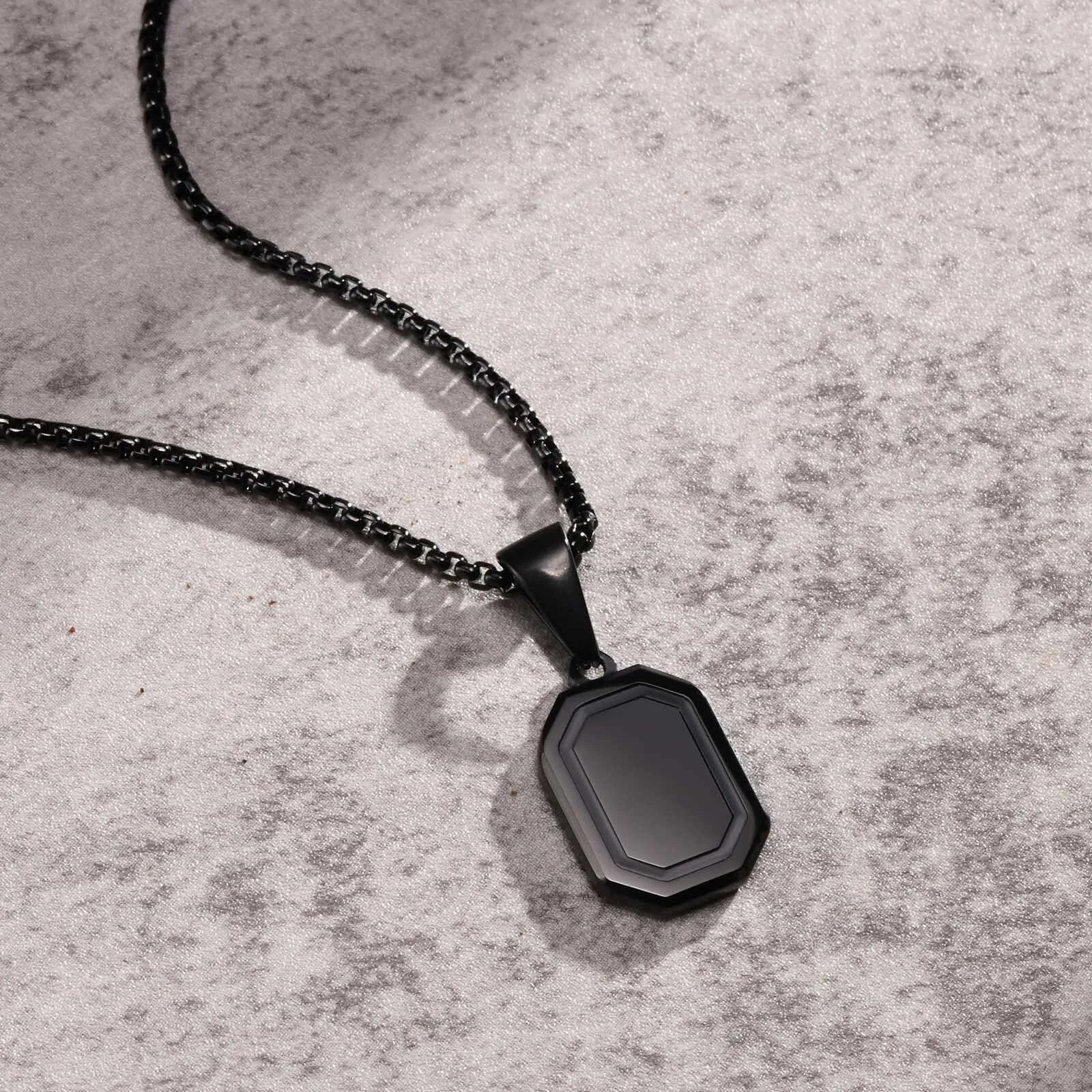 Dog Tag Steel Necklace