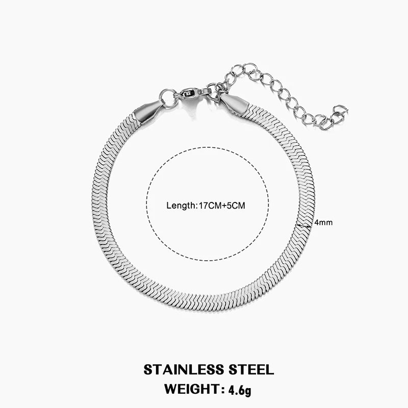 Minimal Steel Chain Necklace