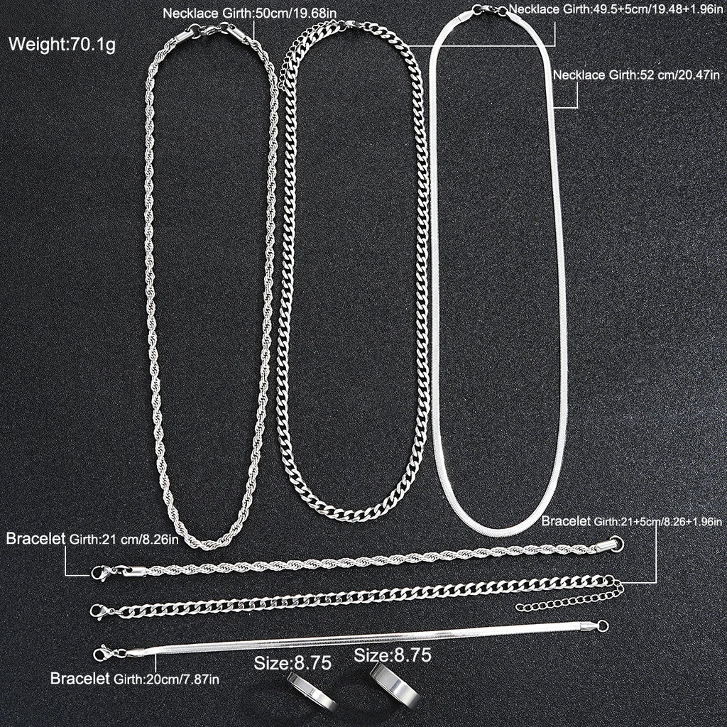 Rock Style Steel Set