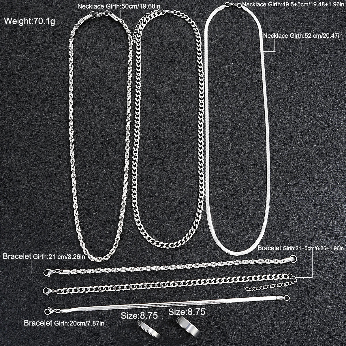 Rock Style Steel Set