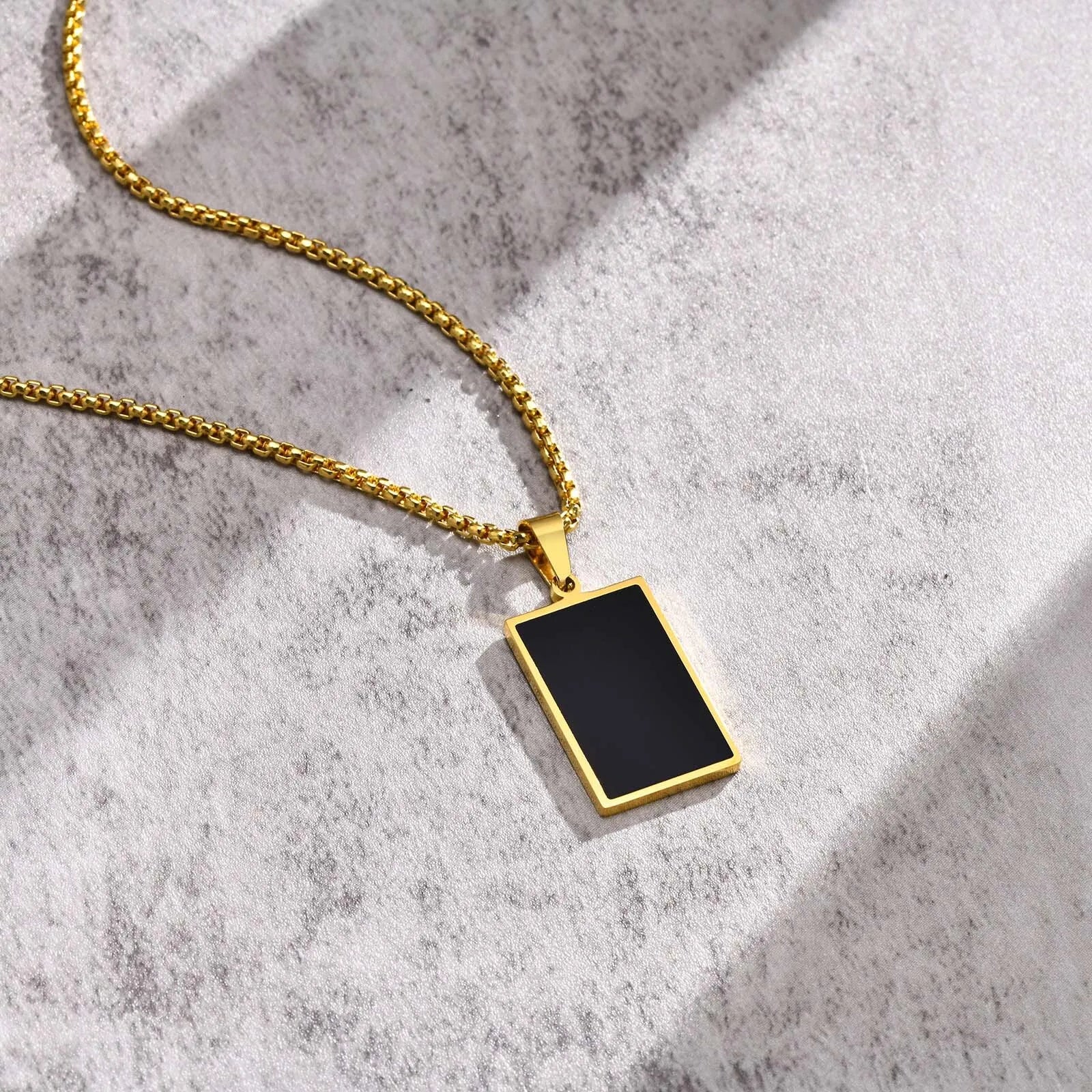 Dog Tag Steel Necklace