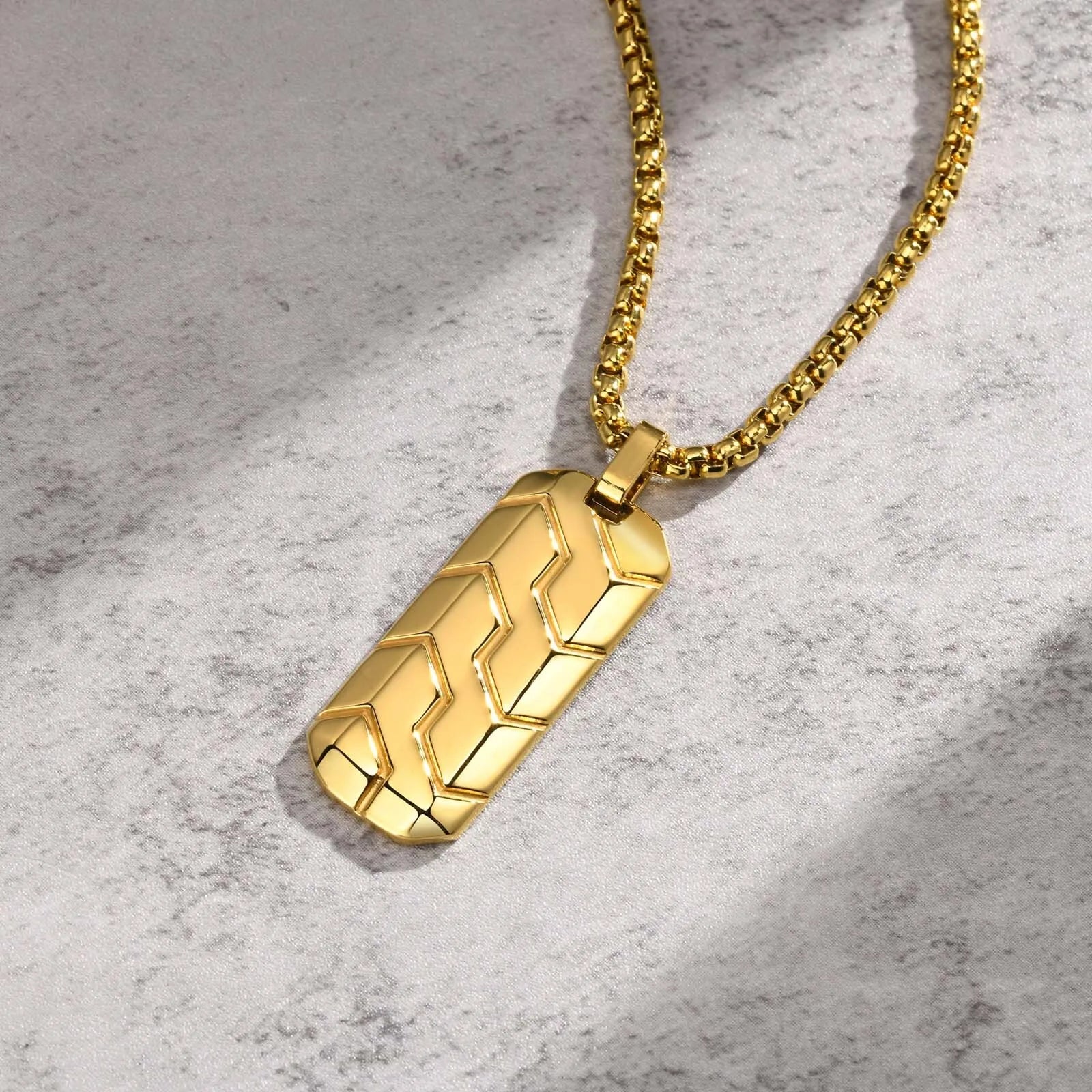 Dog Tag Steel Necklace