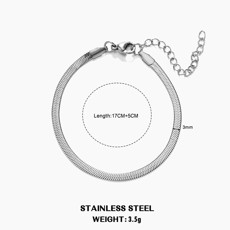 Minimal Steel Chain Necklace