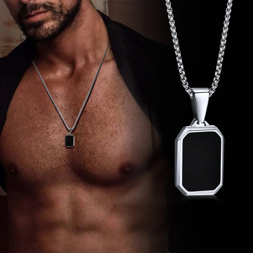 Dog Tag Steel Necklace