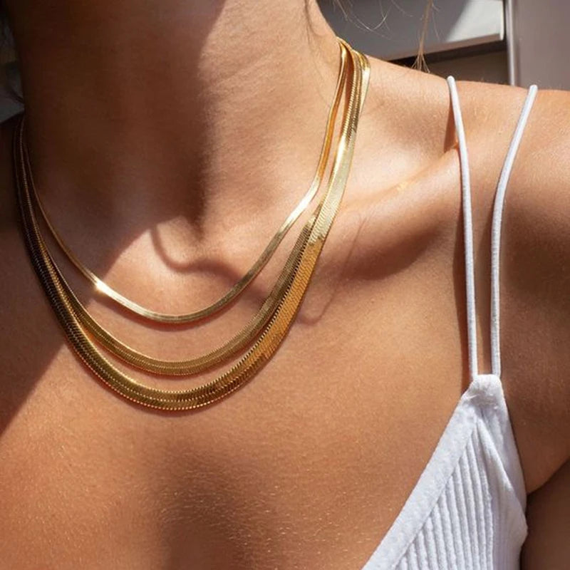 Minimal Steel Chain Necklace