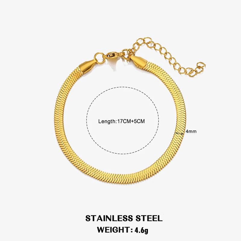Minimal Steel Chain Necklace