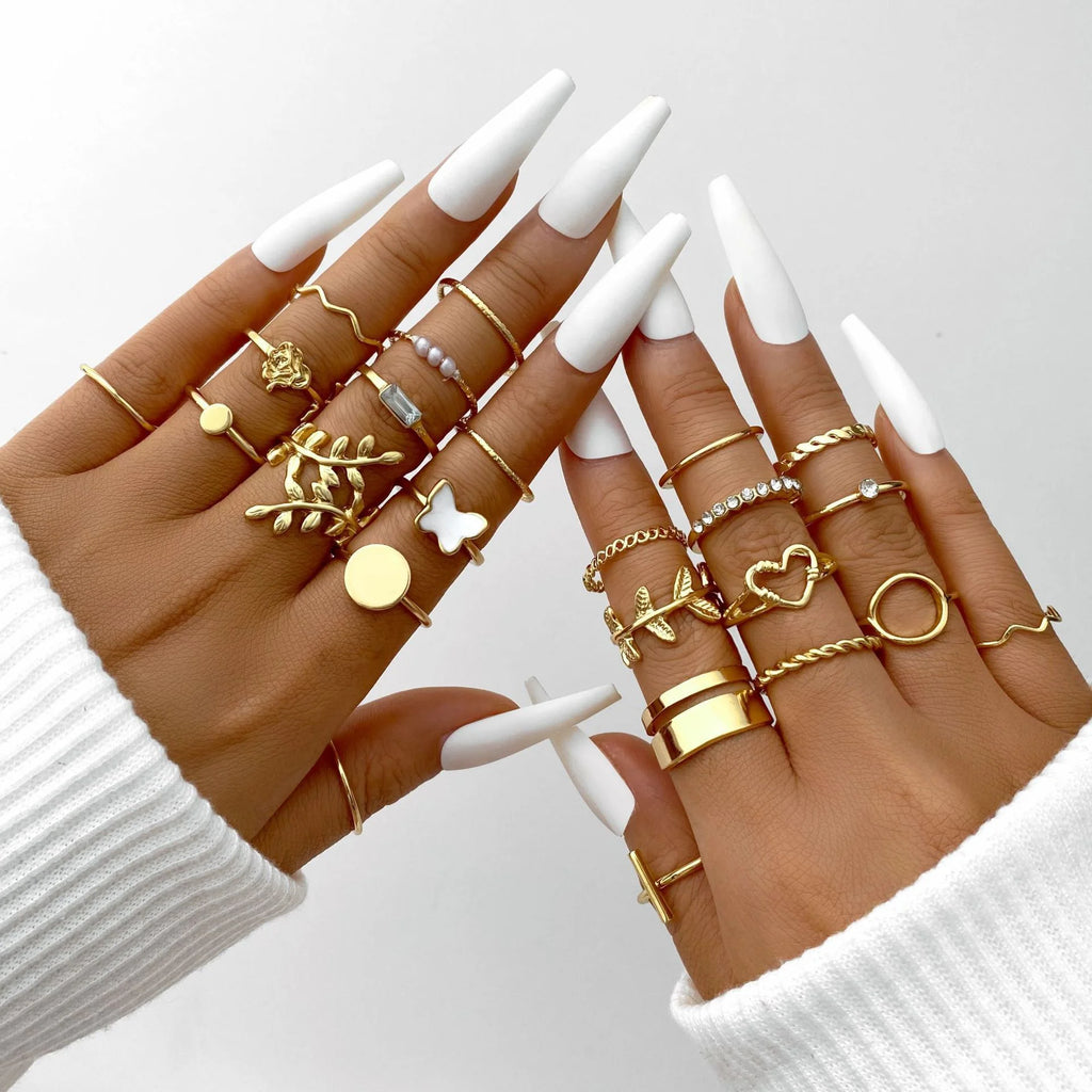 Vintage Ring-Set – 58-teilig