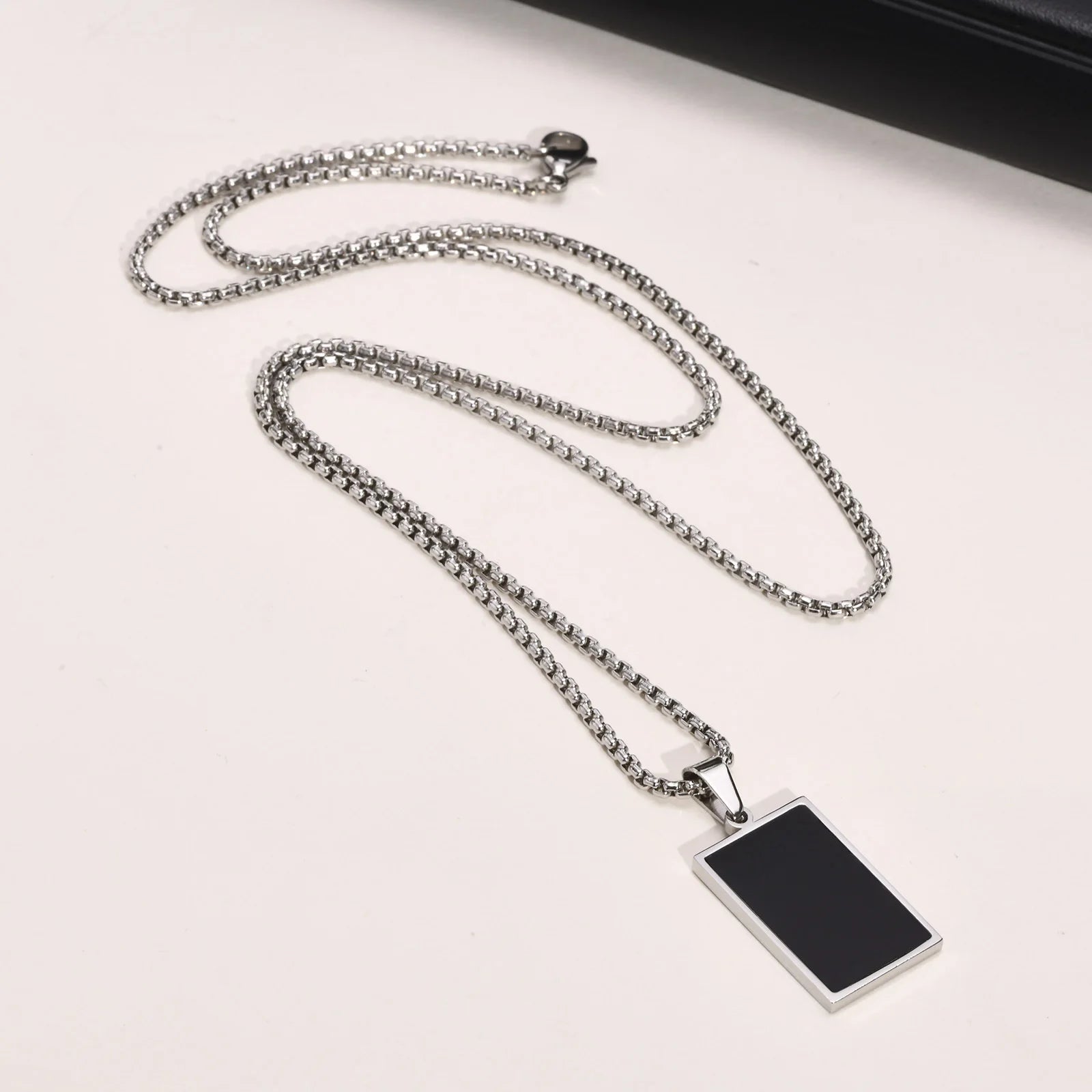 Dog Tag Steel Necklace